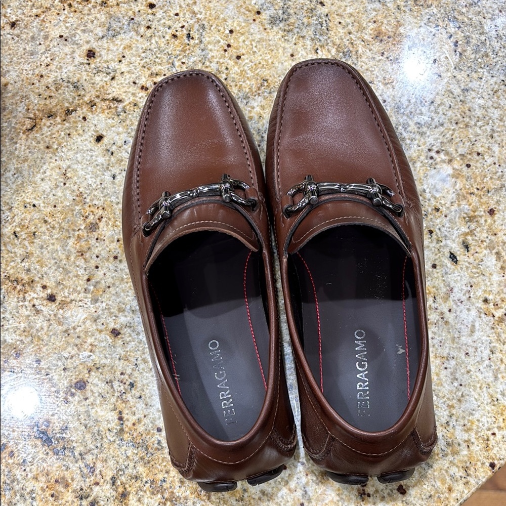 Salvatore Ferragamo Men's Brown Loafers
